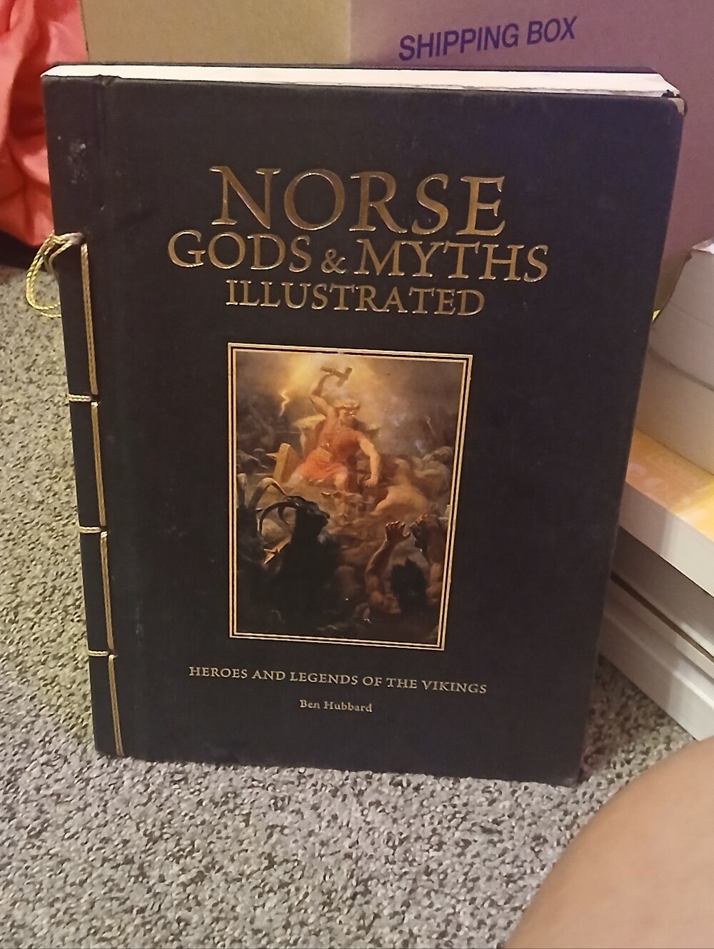 Norse Gods & Myths Illustrated; Heros & Legends Of The Vikings By, Ben Hubard